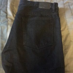 Gap slim black jeans 34x30